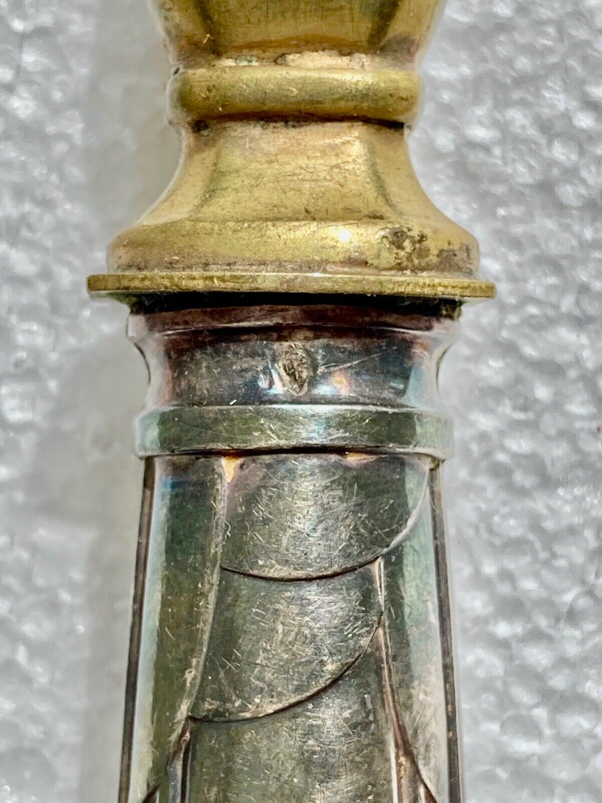 Cake shovel in solid silver punch Minerva style ART DECO style - N°2