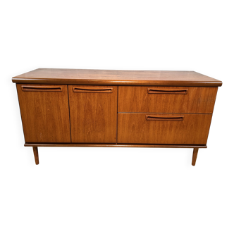 Buffet rétro vintage en teck du milieu du siècle par Meredew 1970