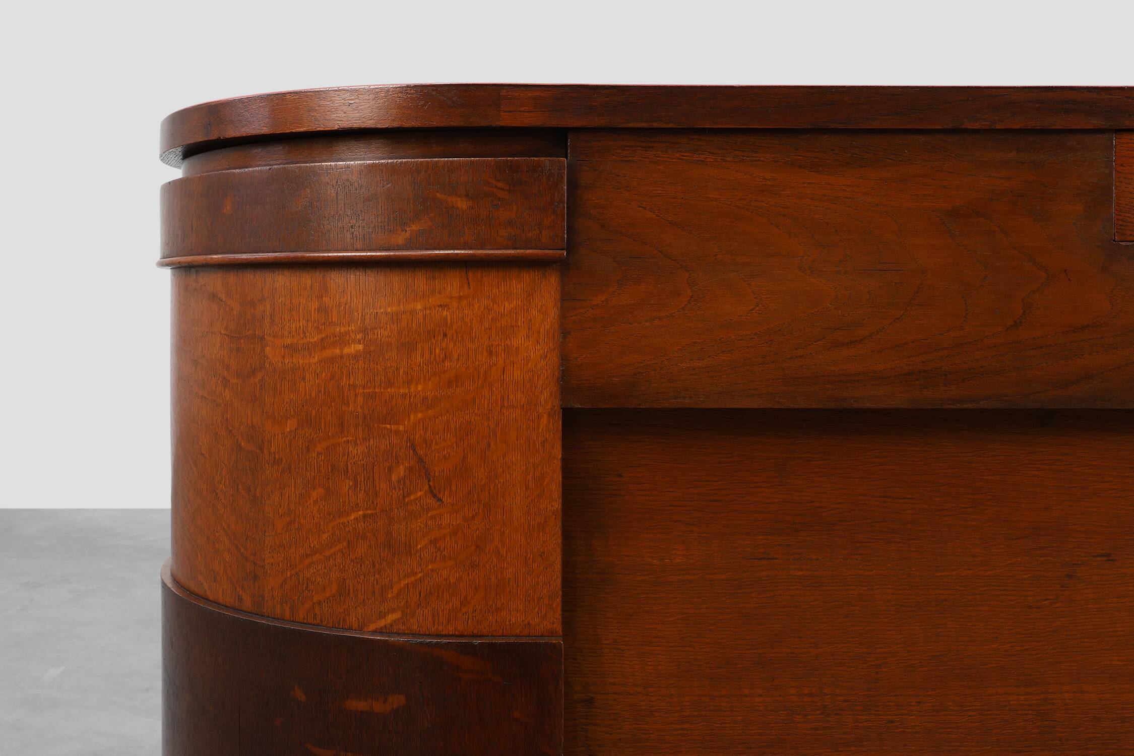 Monumental Art Deco Counter Attributed to De Coene, Belgium 1920s