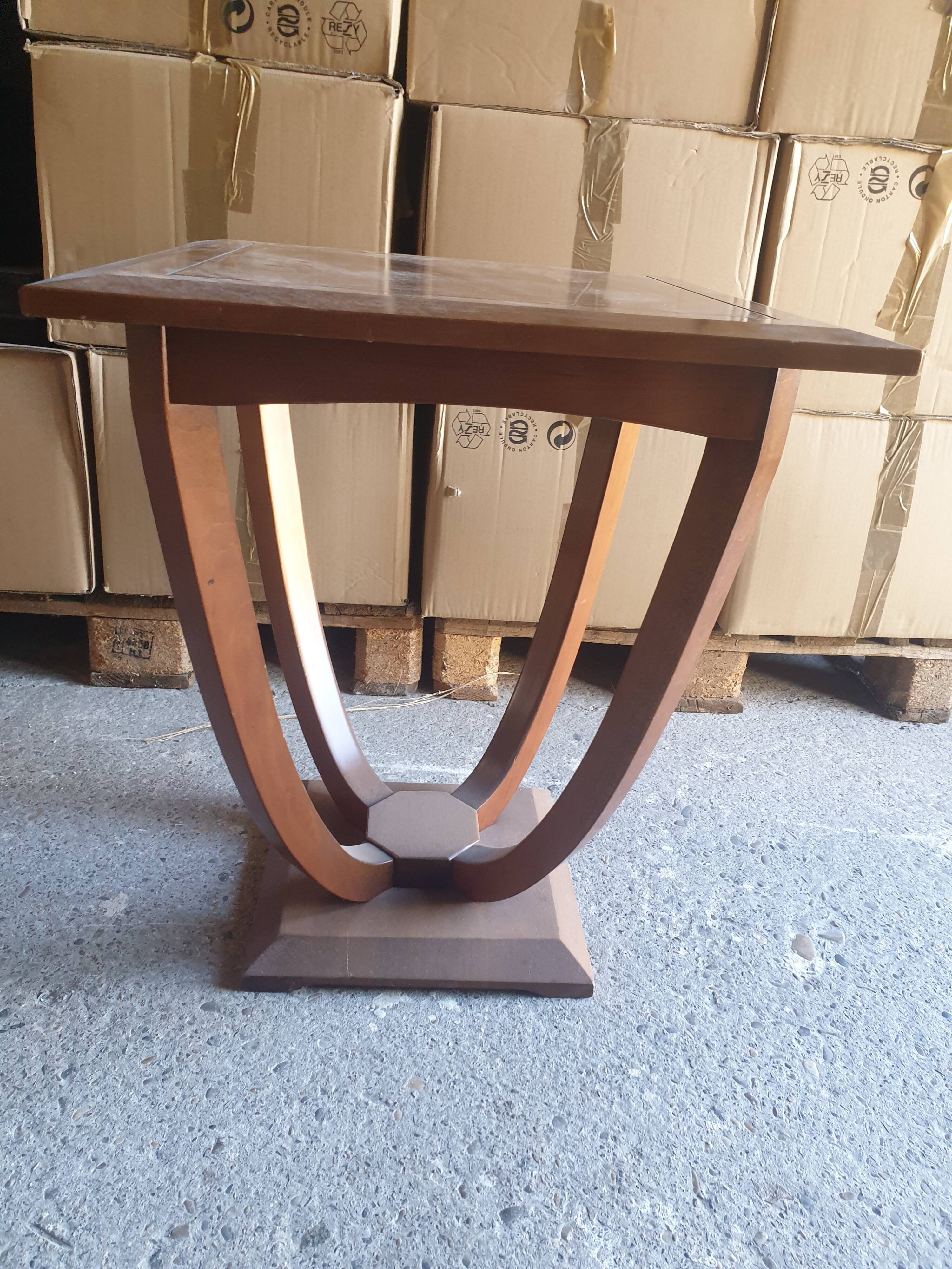 Gueridon in wood style art deco