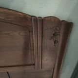 1950s oak headboard