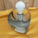 70's steel wall light
