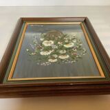 Bouquet of flowers oil on canvas painting