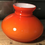 Orange opaline lampshade