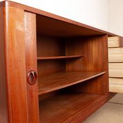 Danish teak sideboard model, Harry Østergaard, Randers Mobelfabrik 1960