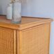 Vintage rattan wardrobe