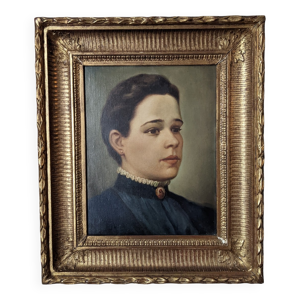 Huile sur toile portrait