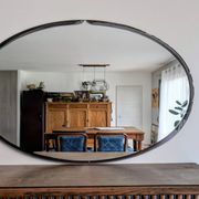 Vintage wall mirror by Metalvetro for Galvorame – Italy 1966 – 89x59cm