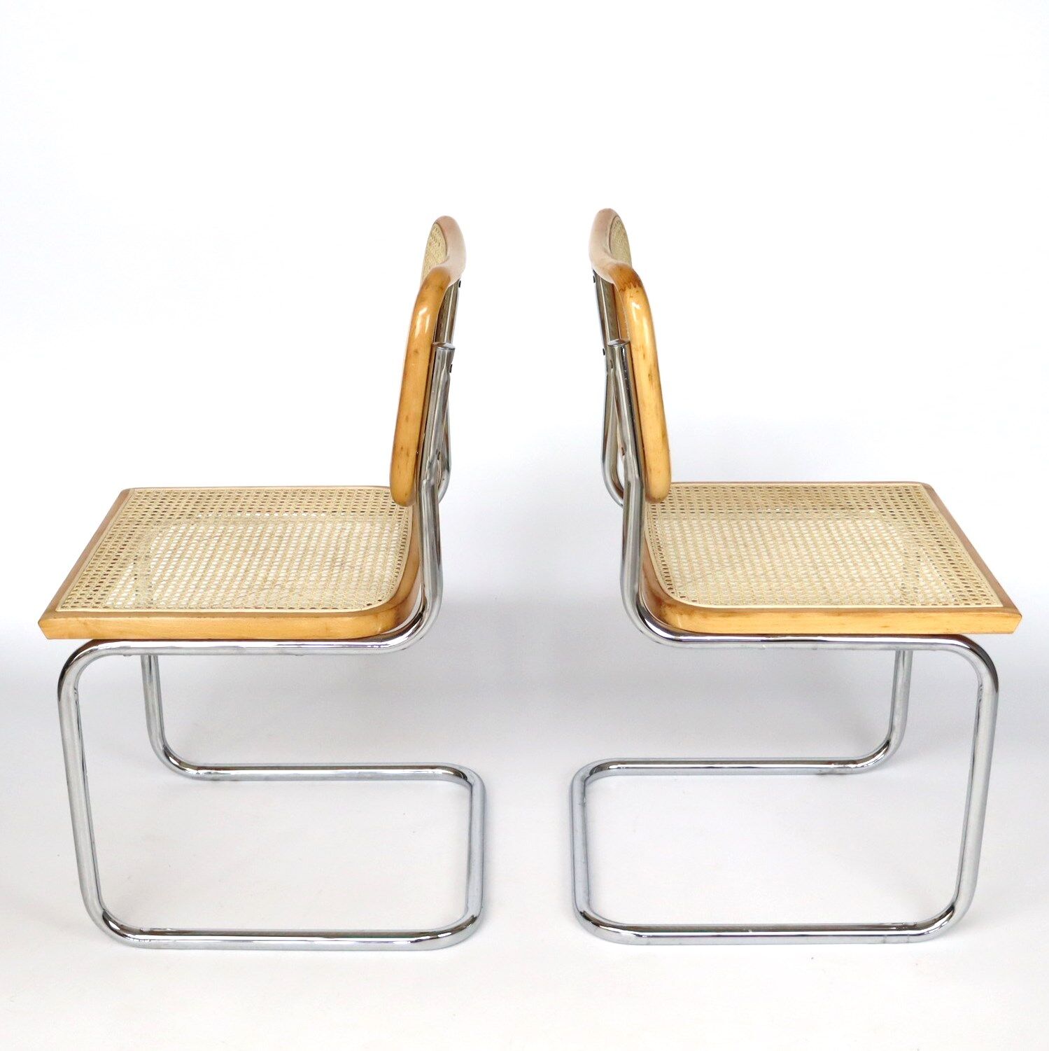 Pair of B32 chairs by Marcel Breuer