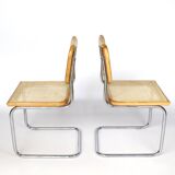 Pair of B32 chairs by Marcel Breuer