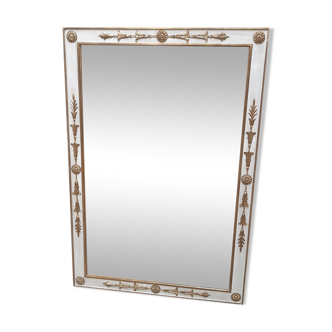 Gold and white empire mirror 130X89