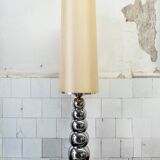 Lampada da terra con base in acciaio cromato di Reggiani, anni '70