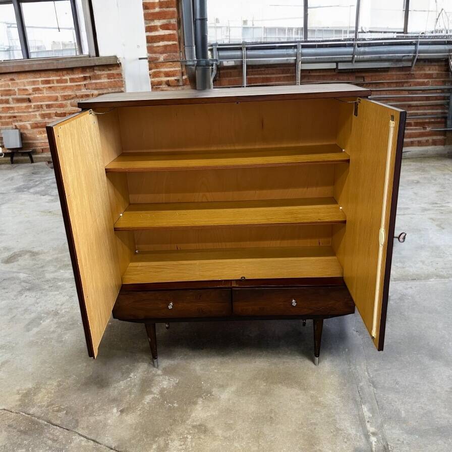Vintage wooden wardrobe / retro wardrobe