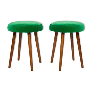 Lot de deux tabourets