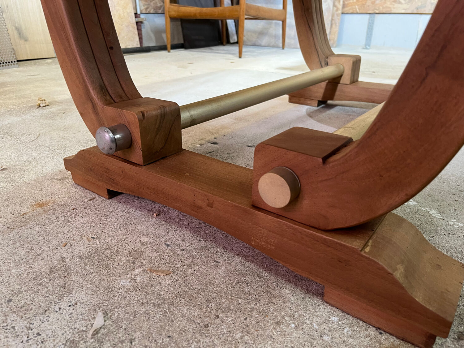 Art Deco table with extensions.