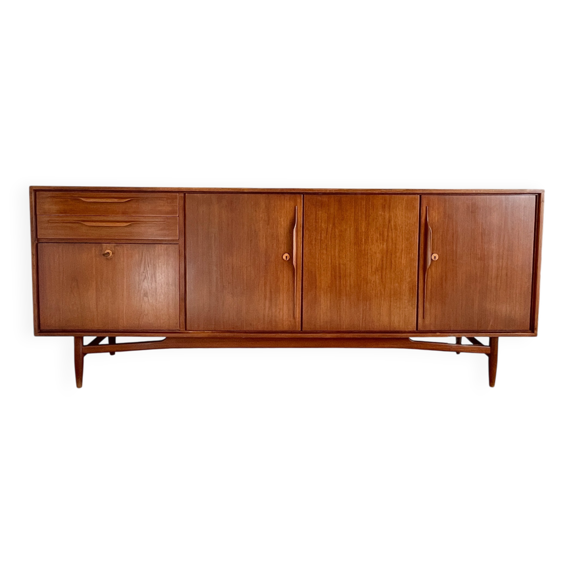 Enfilade scandinave Swiss Teak de 1965