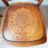 Pair of art nouveau bistro chairs