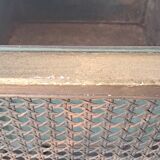 Antique Caned Fern Planter on Spiral Turned Legs