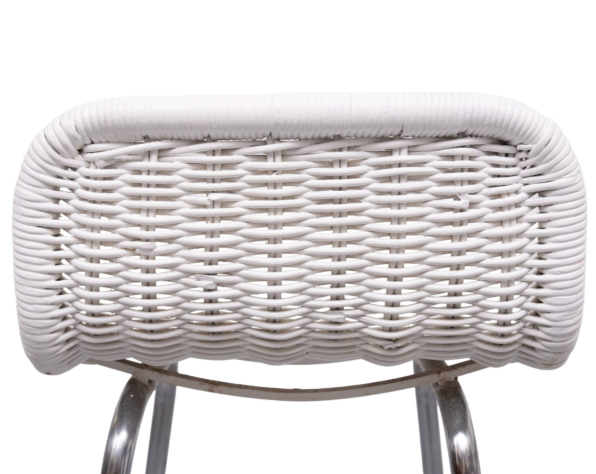 Rohe Noordwolde set of 3 Rattan Bar Stools 1960s Holland