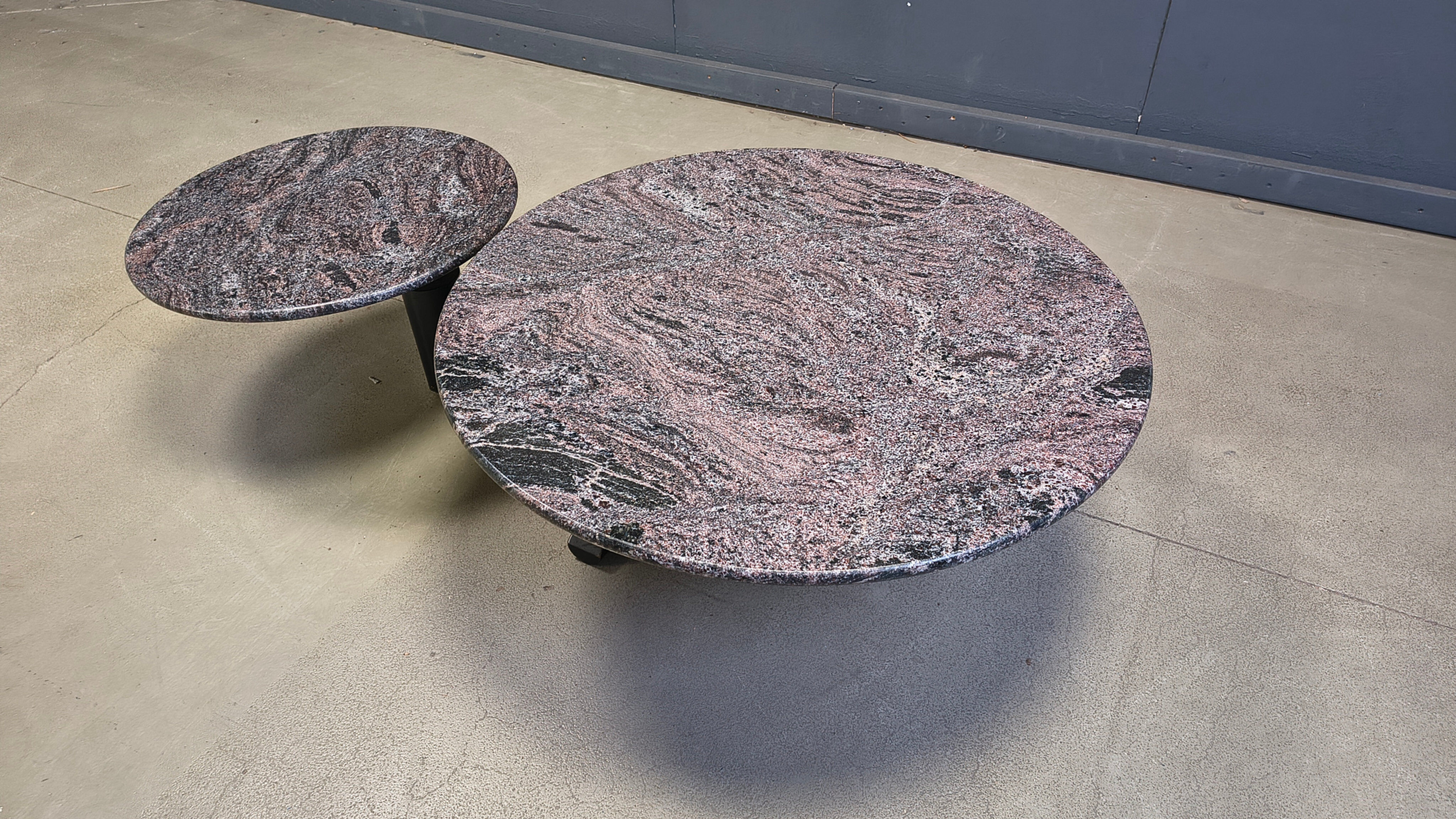 Vintage marble coffee table by Roche Bobois, 1980s