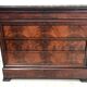 Commode secrétaire Louis Philippe en acajou XIX siècle