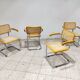 Vintage Marcel Breuer Cesca B64 chairs, made in italy, 1970