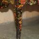 Antique Chinoiserie Commode Hand-Painted with Marble Top