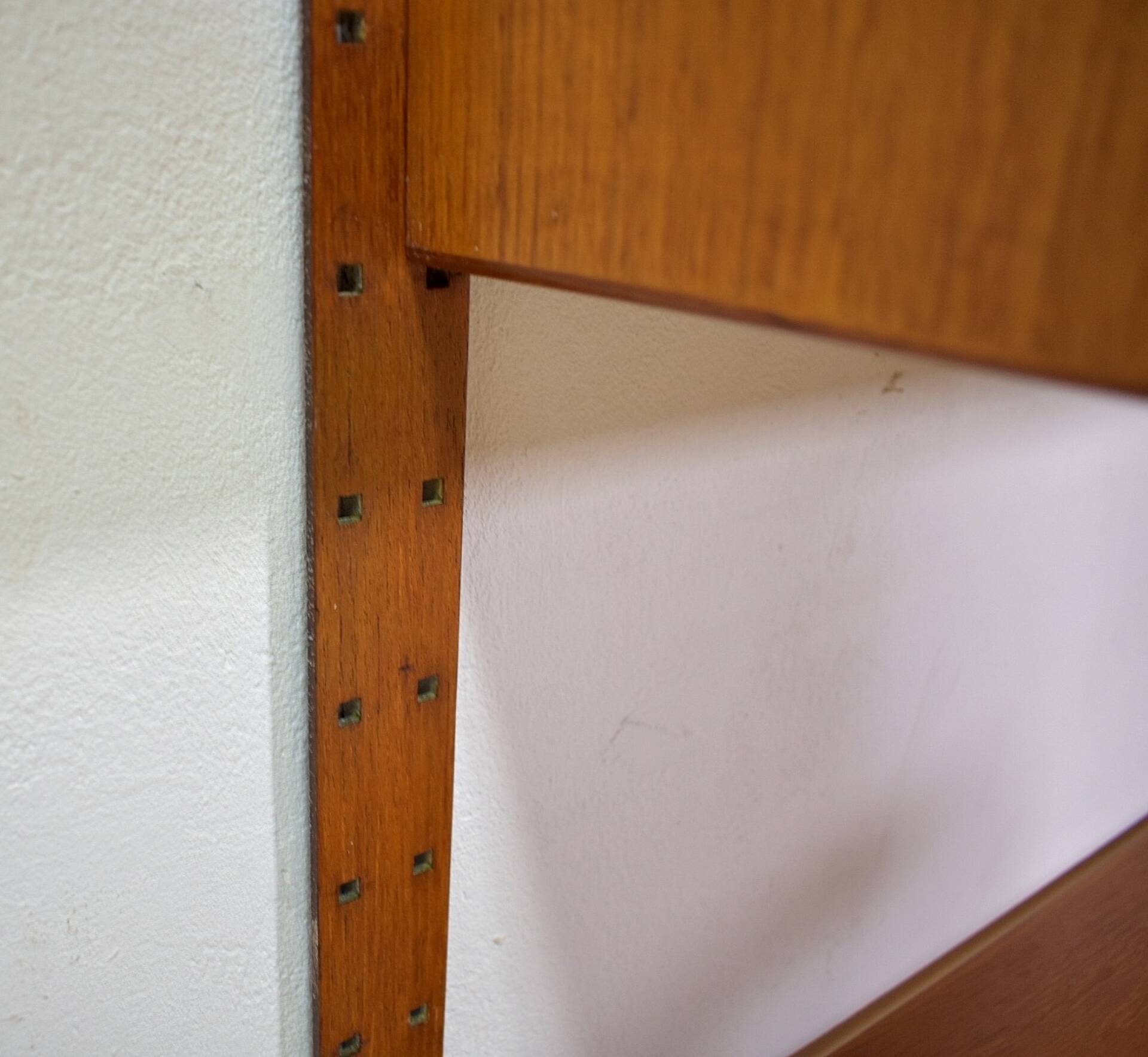 Teak modular shelving unit by HG Furniture 1960s Danish Vintage