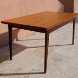 Table teck 2 rallonges vintage