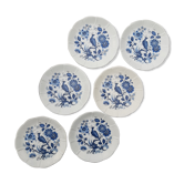 Saucers blue decoration Bernardaud