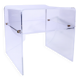 David Lange plexiglass side table