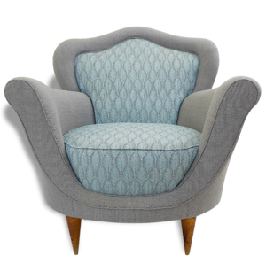 Paire de fauteuils italiens
