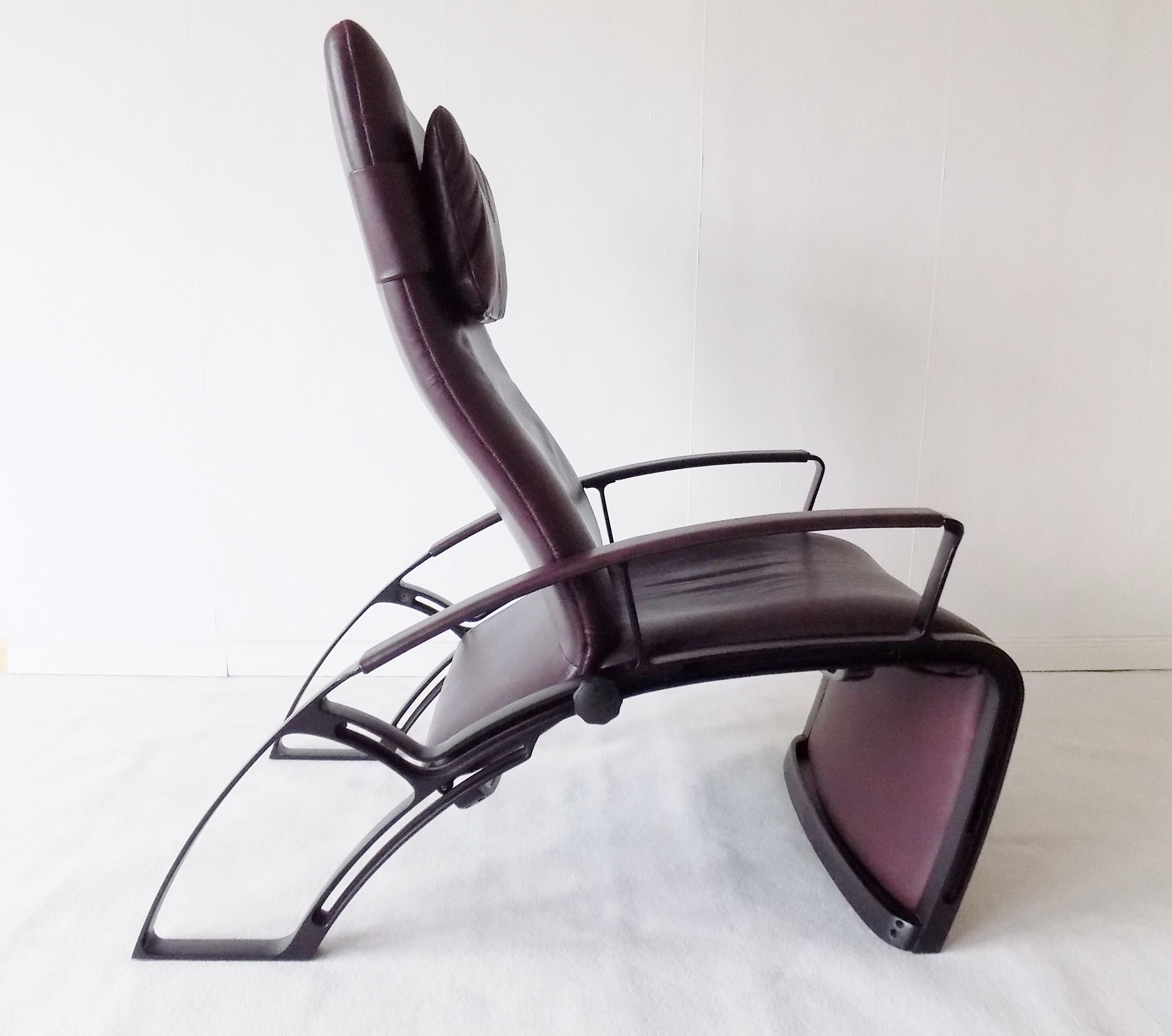Interprofil IP84S reclining lounge chair by Ferdinand A. Porsche