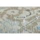 1970s Vintage Persian Handmade Wool Cotton Green Area Rug 295x400