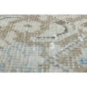 1970s Vintage Persian Handmade Wool Cotton Green Area Rug 295x400