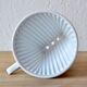 Melitta - porte-filtre à café vintage en porcelaine blanche - n°102 - 1960