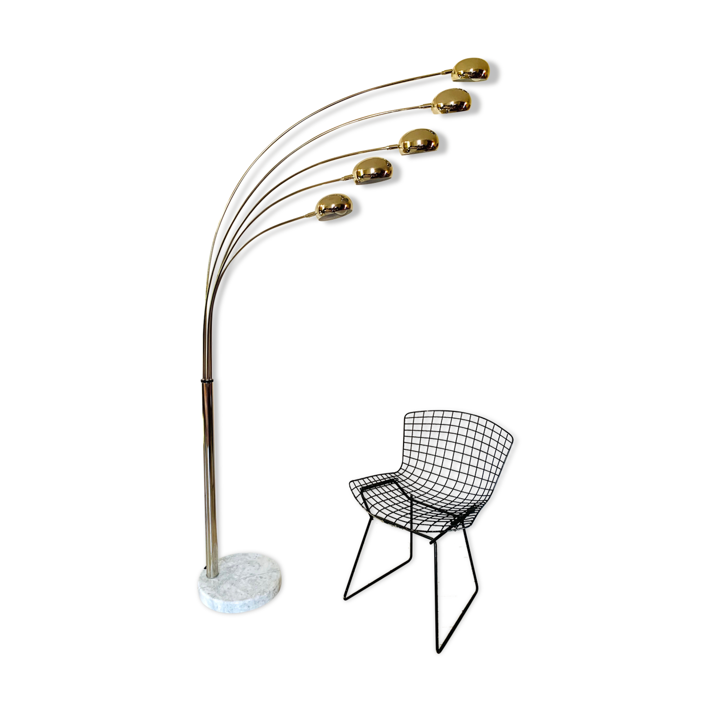 Lampadaire muguet 5 bras