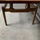 Table basse scandinave en placage teck années 60’