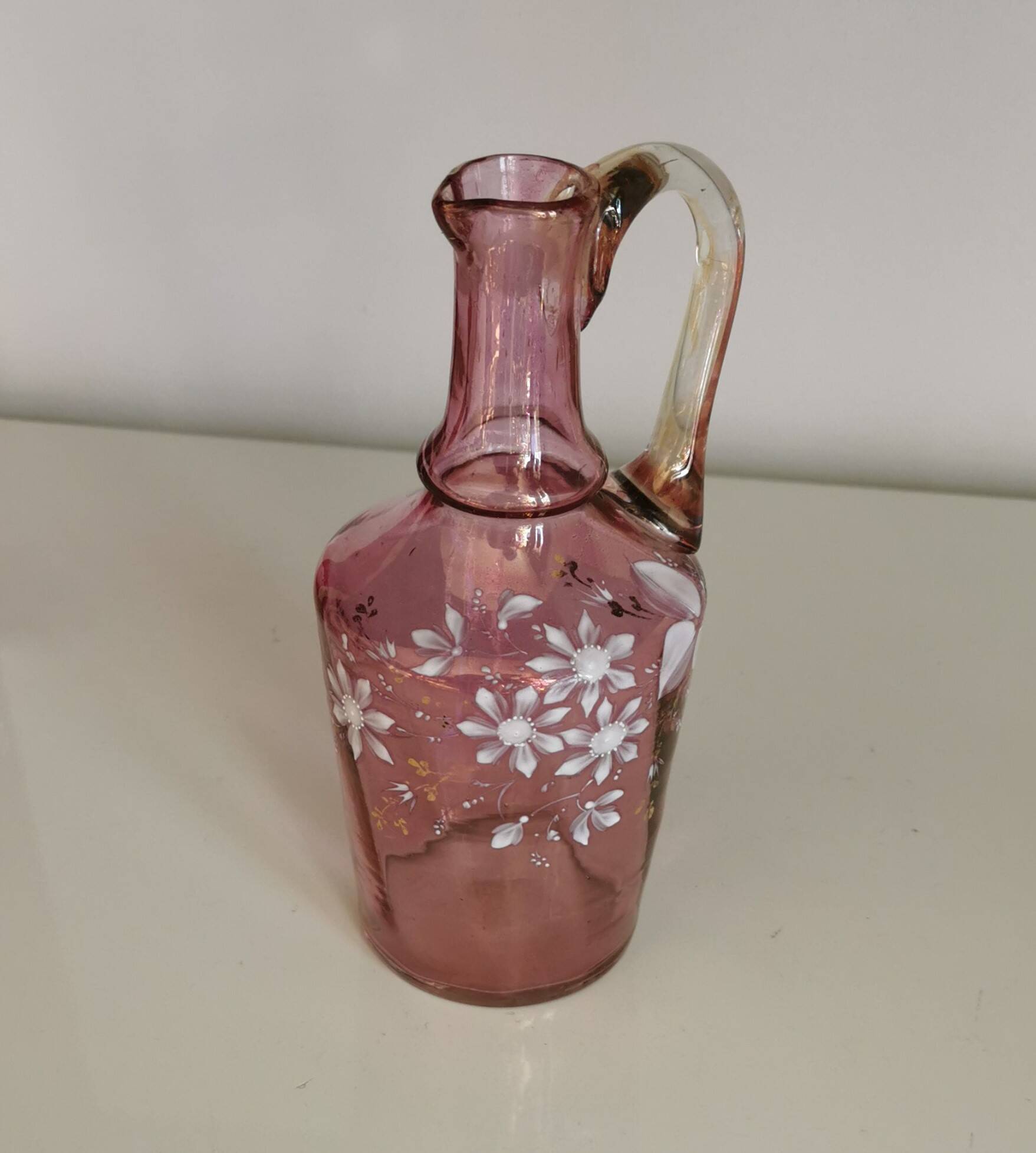 Licorera / jarra francesa y vasos – art noveau