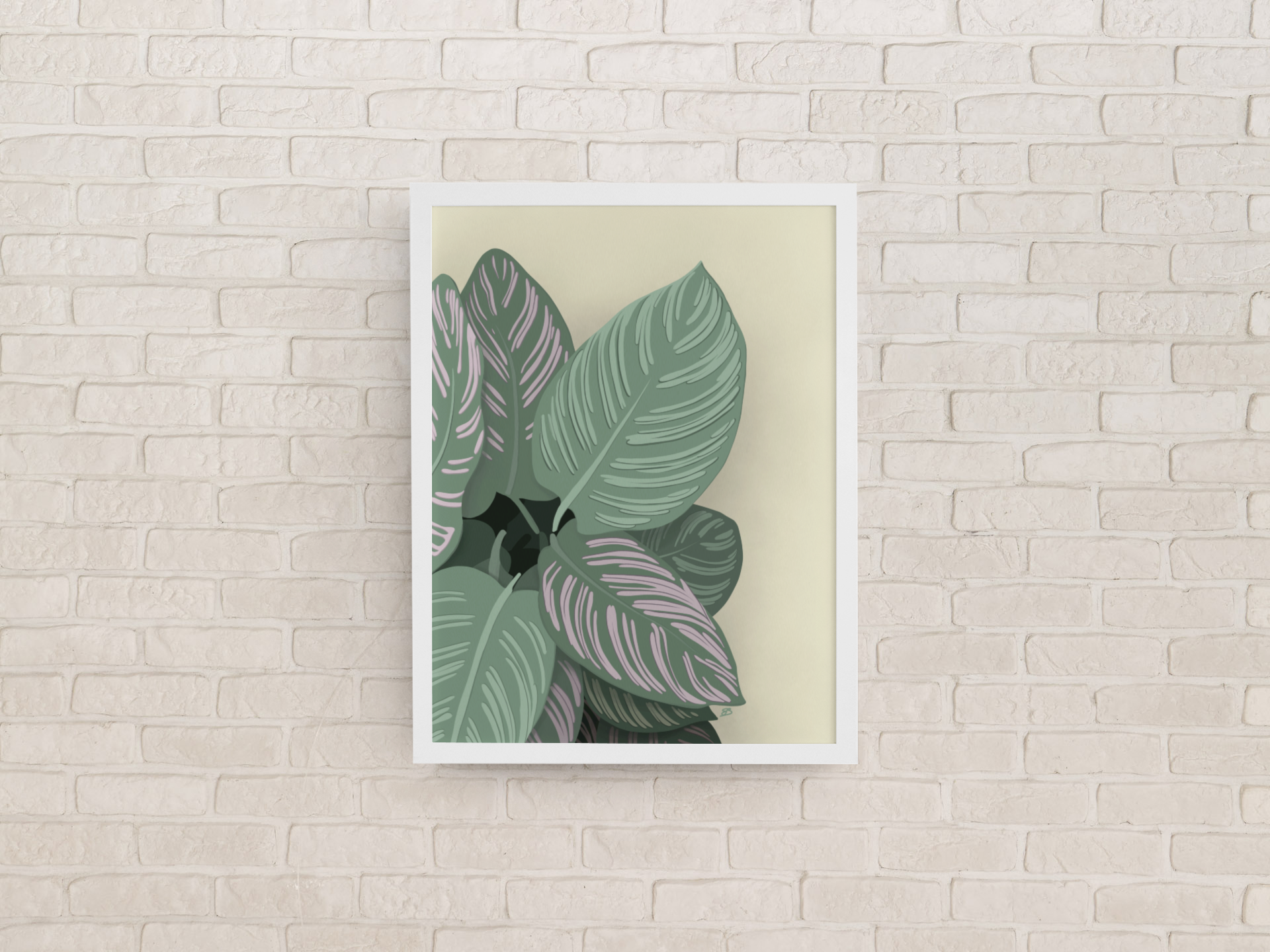 Illustration "Tropical leaves" by Noums Atelier