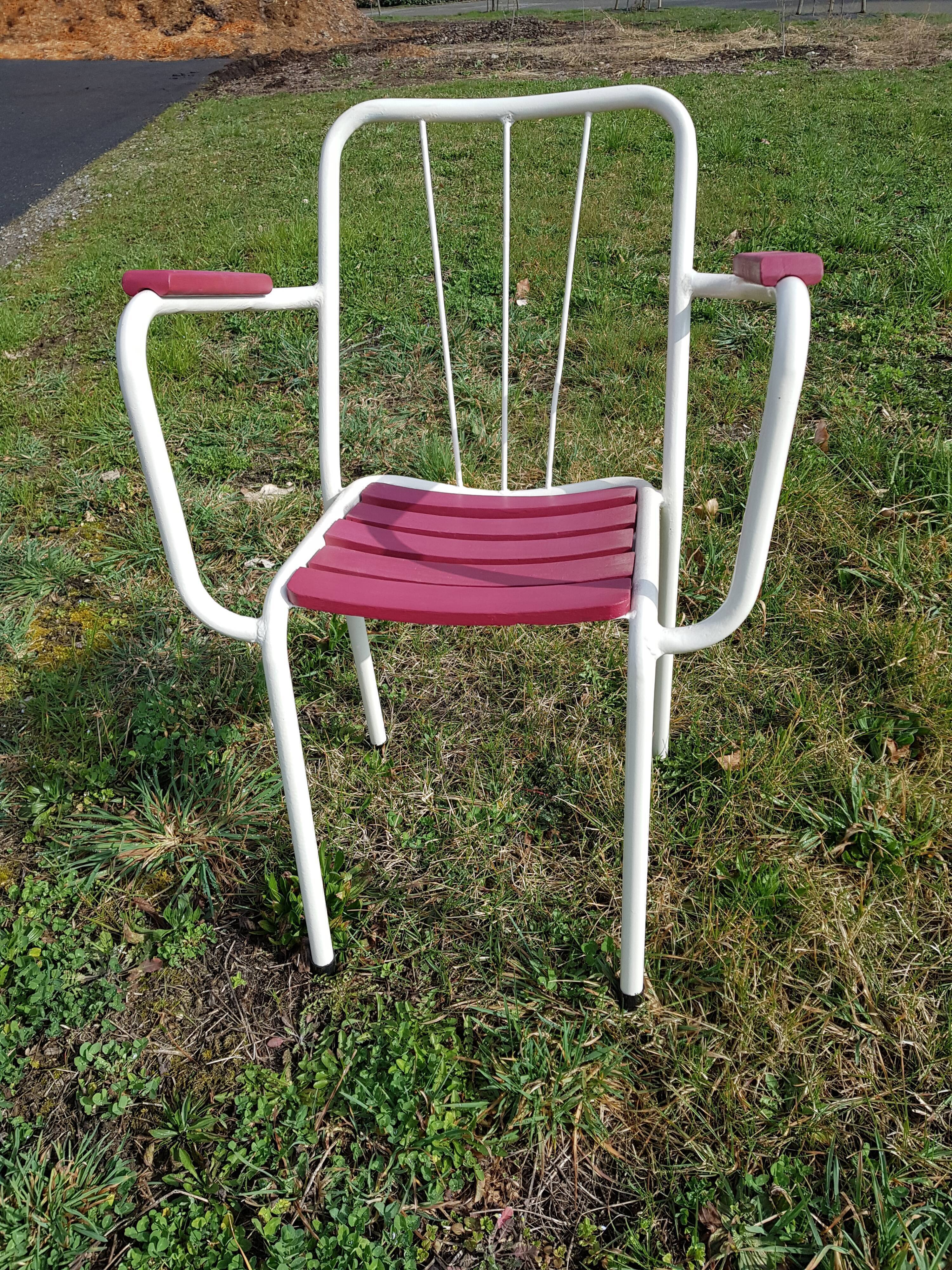 Ancient 1950s garden chairs