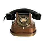 Vintage phone 50's copper and bakelite
