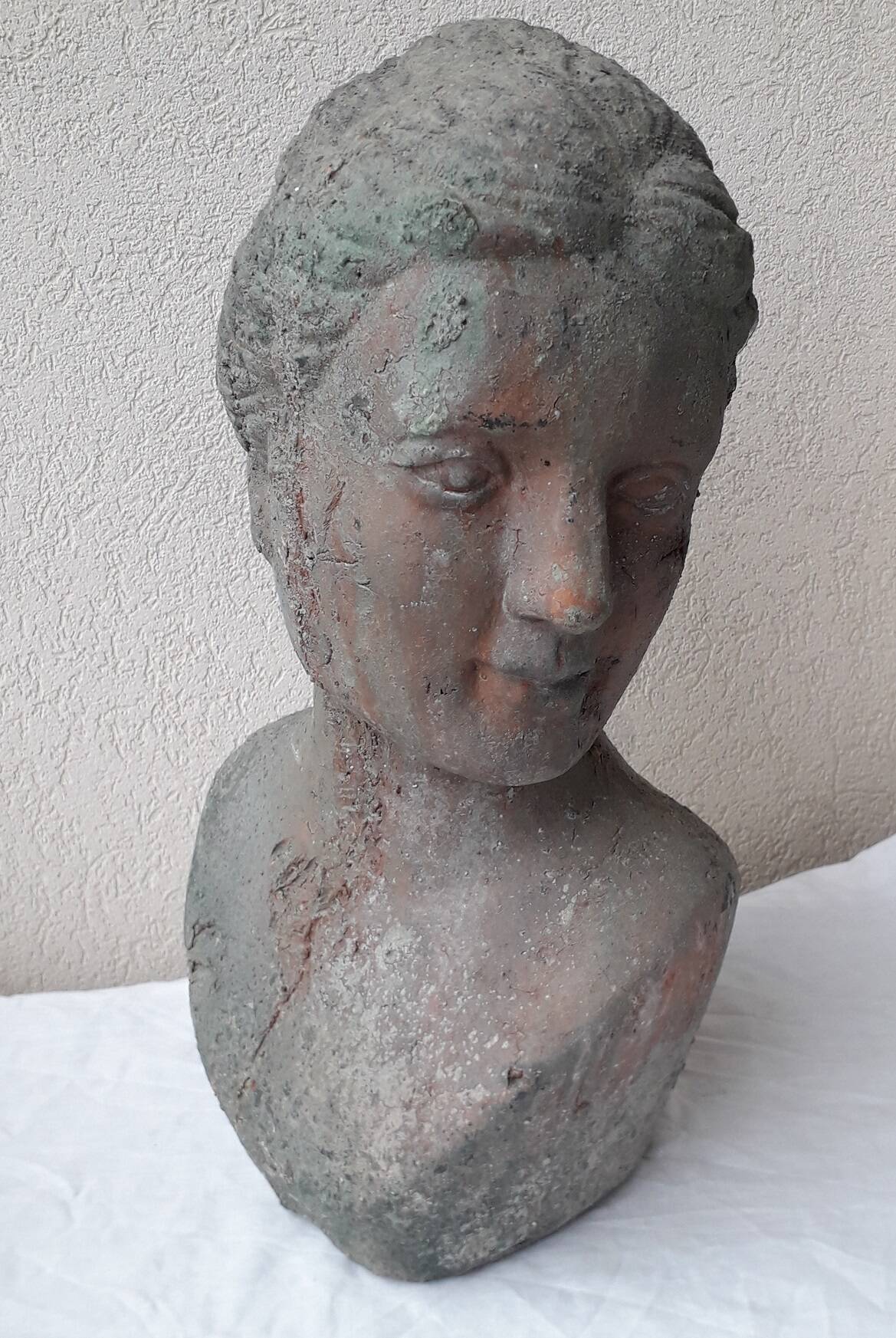 Terracotta bust