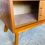 Vintage secretary on feet compass Scandinavian style, circa 50's