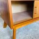 Vintage secretary on feet compass Scandinavian style, circa 50's