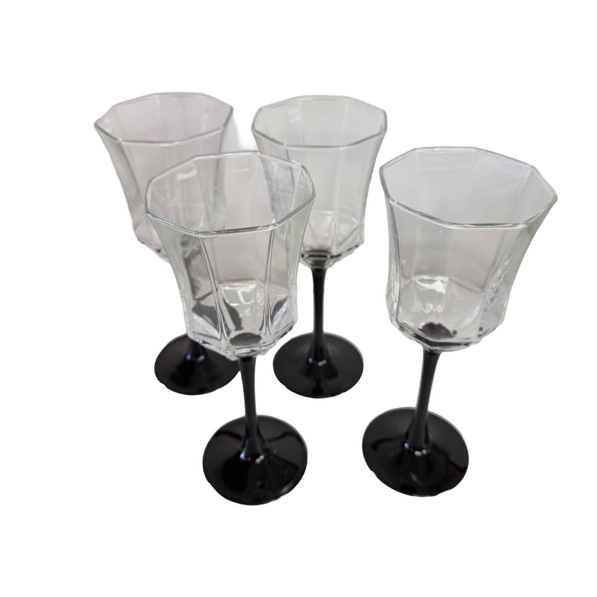 Vintage White Wine Glasses, 1970s