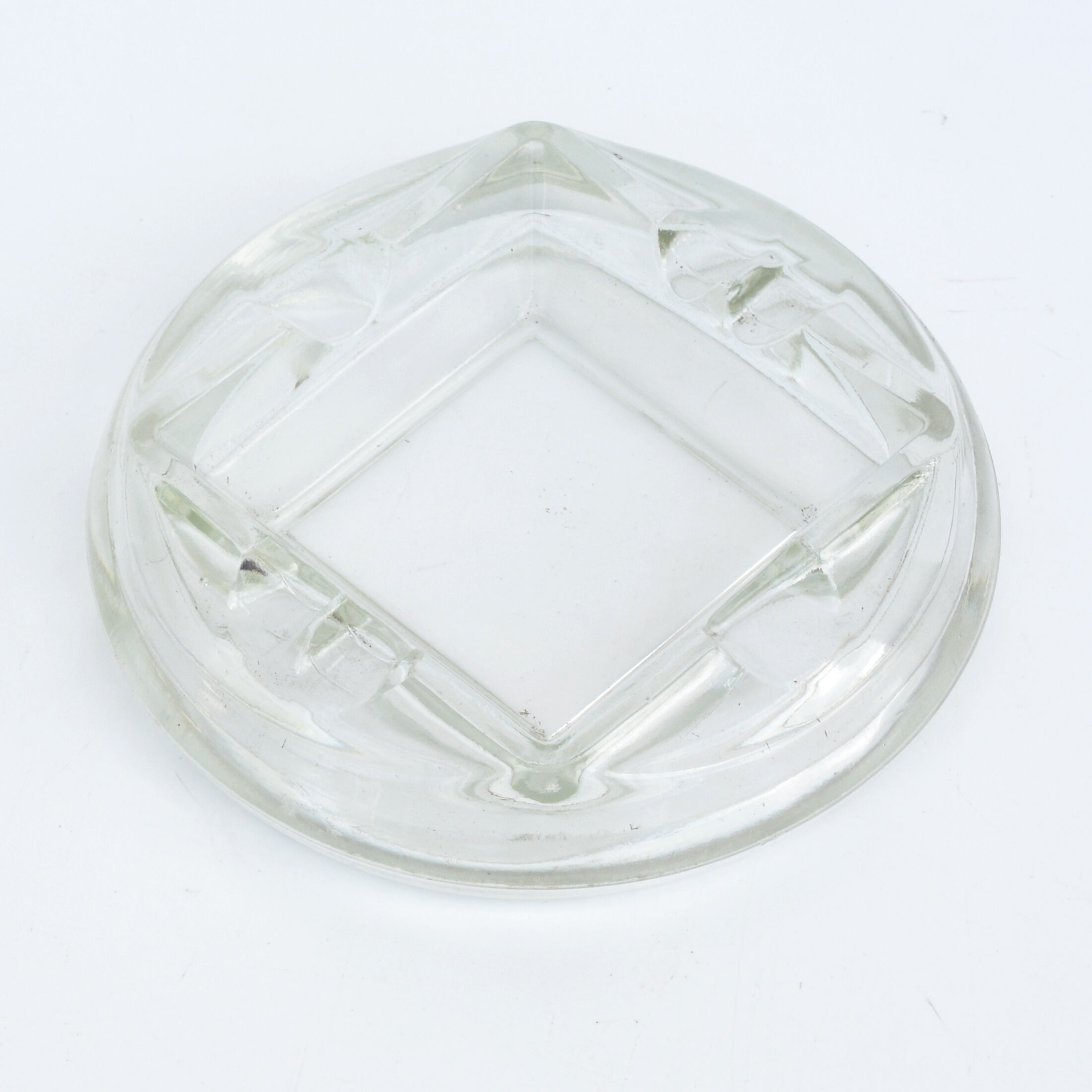 Germany pressed glass ashtray, 1970s