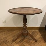 Louis Philippe pedestal table in walnut