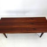 Beautiful compact design coffee table made of rosewood from the 1960s.