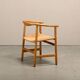 Hans J. Wegner Model PP201 Dining Chairs in Oak and Papercord, PP Møbler